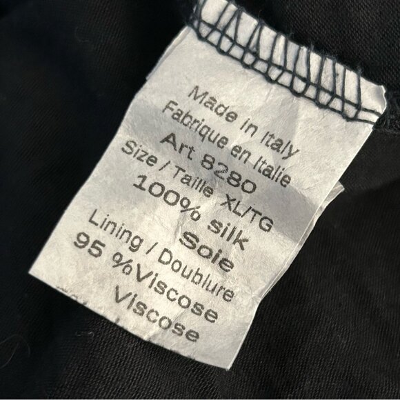 💕 Made In Italy Marina Gigli silk Dress 1XL - Picture 5 of 10